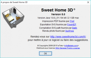 Spashscreen Sweet Home 3D