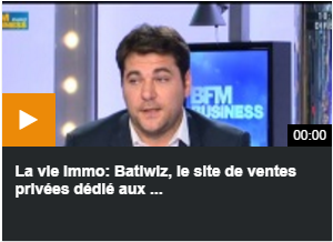 Cédric Fray, fondateur de Batiwiz.com sur BFM Business