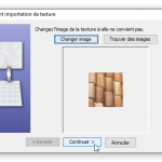 Validation de l'image de la texture