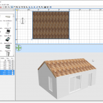 Rendu final de la texture du toit en tuiles