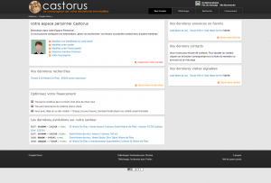 Page d'accueil Castorus.com