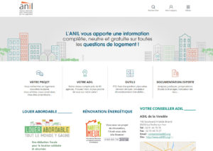 Site de l'ANIL, l'Agence Nationale d'Information sur le Logement