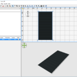 Insertion de l'objet sh3d de toit plat