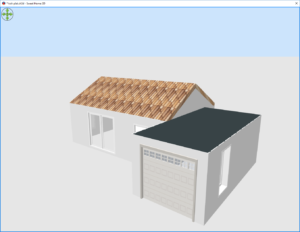 Maison à toit plat dans Sweet Home 3D