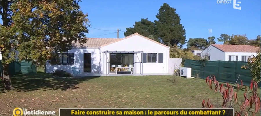 Notre maison dans le reportage La Quotidienne sur France 5