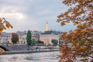 Immeubles parisiens en bords de Seine
