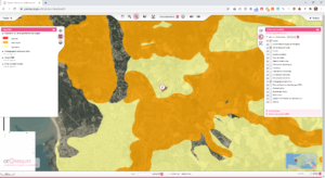 Carte Géorisques des terrains argileux