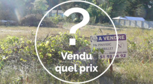 Solutions pour trouver le prix des terrains vendus