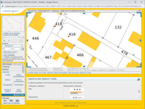 Exemple de plan cadastral d'un terrain