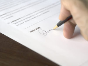 Signature du compromis de vente